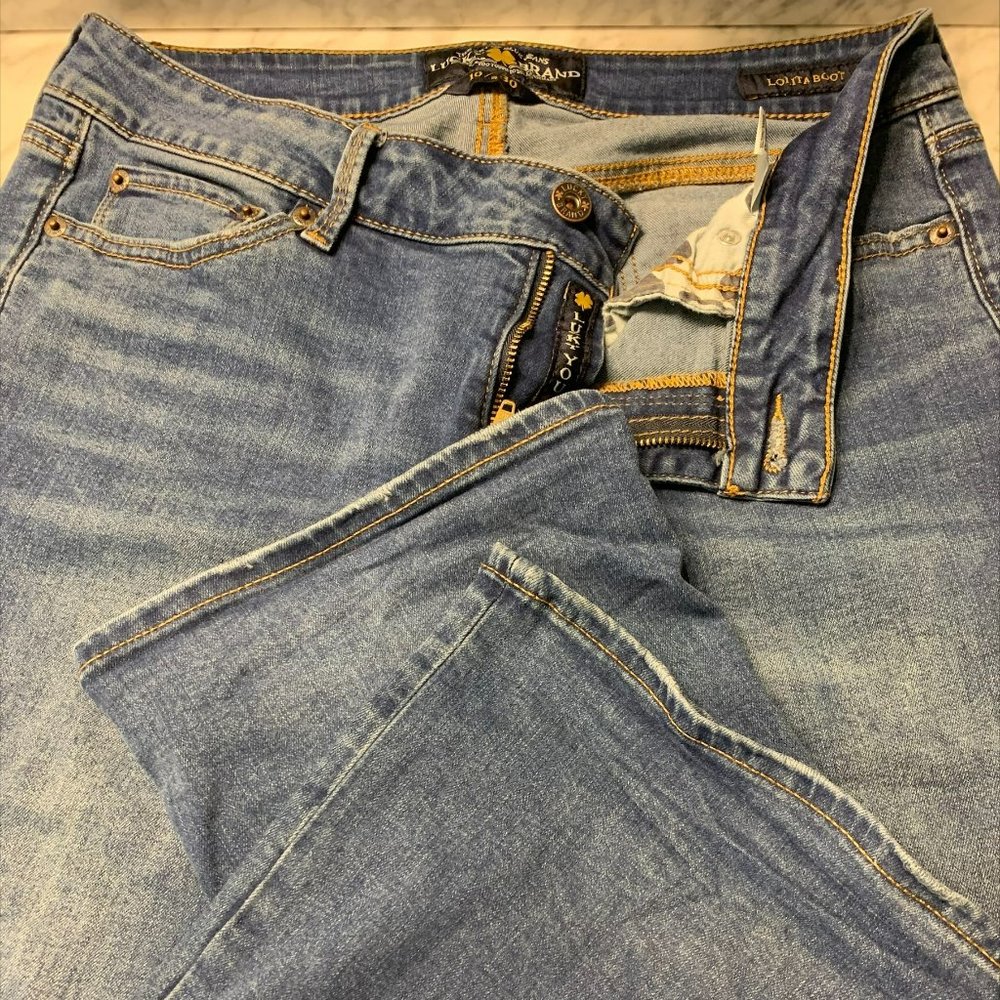 Lucky Brand Jeans Sz 10 Lolita Boot